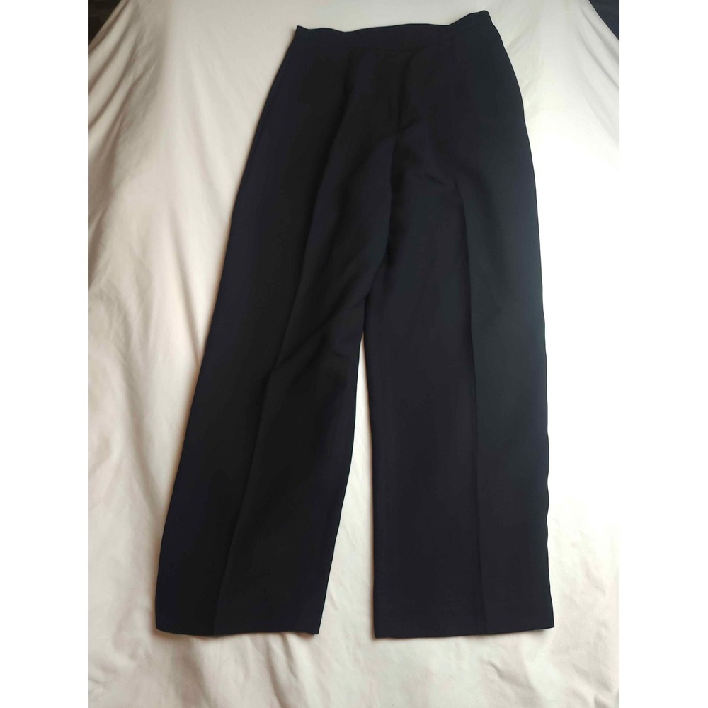 Worthington Black Wide Leg Dress Pants Petite 12P High Rise Trousers